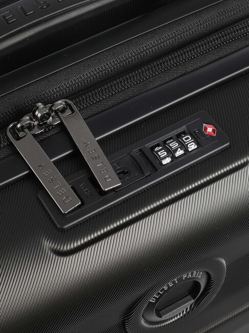 AIR ARMOUR Erweiterbarer Handgep&auml;cktrolley Schwarz - Handgep&auml;ck