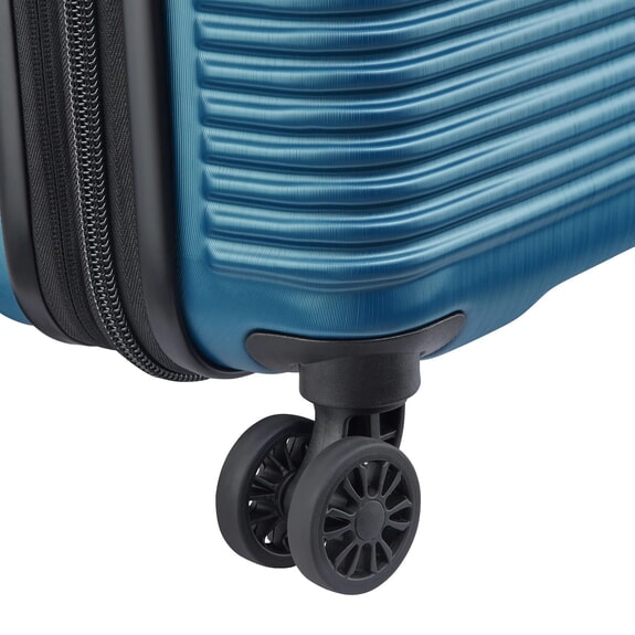FREESTYLE Erweiterbarer Handgep&auml;cktrolley Blau - Handgep&auml;ck