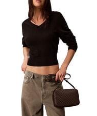 CALVIN KLEIN COATED EMBLEM Mini-Schultertasche - Damentaschen
