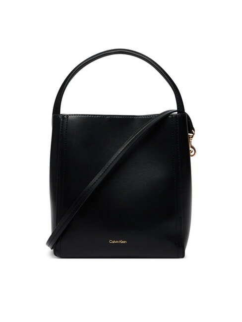 CK CONVERTIBLE Mini-Beuteltasche mit Schultergurt Schwarz - Damentaschen