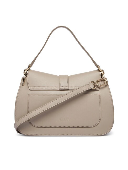 FLOW M M Lederhandtasche Leinen - Damentaschen
