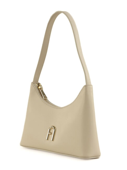 DIAMANTE Kleine Rahmentasche CREME - Damentaschen