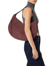 COCCINELLE THESS SUEDE BIM Maxi-Schultertasche aus Leder - Damentaschen