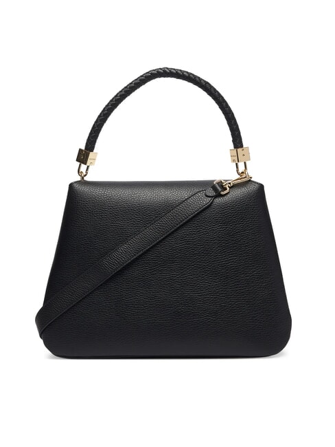 TIGGY Schultertasche mit Schultergurt Schwarz - Damentaschen