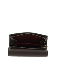 COCCINELLE METALLIC SOFT Bifold-Brieftasche aus geh&auml;mmertem Leder Dreck - Brieftaschen Damen - 3