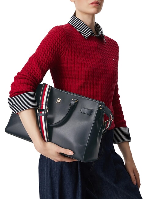 TH JOY Gro&szlig;e Handtasche mit abnehmbarem Schultergurt Raum blau - Damentaschen