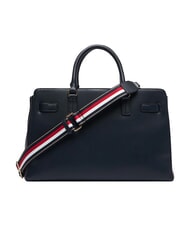 TOMMY HILFIGER TH JOY Gro&szlig;e Handtasche mit abnehmbarem Schultergurt Raum blau - Damentaschen - 3