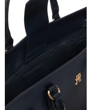 TOMMY HILFIGER TH JOY Gro&szlig;e Handtasche mit abnehmbarem Schultergurt Raum blau - Damentaschen - 6