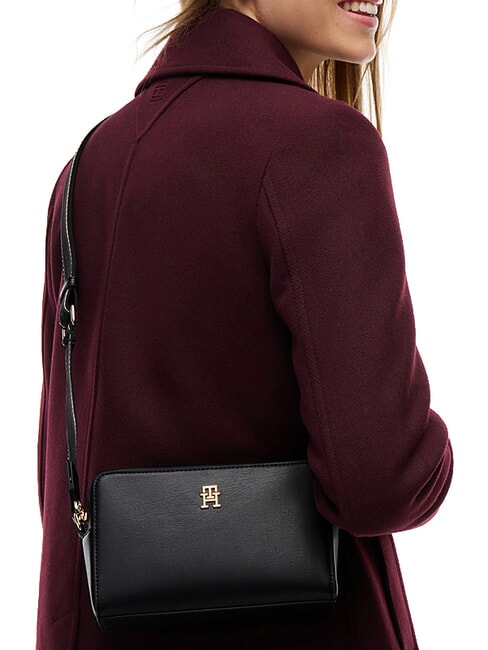 TH JOY Mini-Tasche mit Schulterriemen und Logo Schwarz - Damentaschen