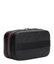 TOMMY HILFIGER TH CENTRAL Ger&auml;ndelte Kosmetiktasche mit Logo - Beauty-Case