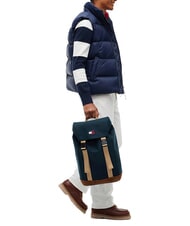 TOMMY HILFIGER TJM COLORBLOCK Rucksack mit Klappe dunkles Nachtmarineblau - Rucks&auml;cke f&uuml;r Schule &amp; Freizeit - 2