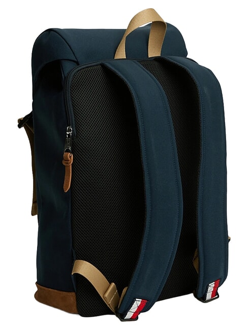 TJM COLORBLOCK Rucksack mit Klappe dunkles Nachtmarineblau - Rucks&auml;cke f&uuml;r Schule &amp; Freizeit