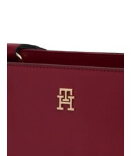 TOMMY HILFIGER TH JOY Schultertasche, doppelt tragbar Herbstrot - Damentaschen - 3