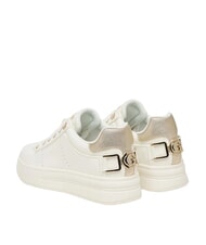 GUESS WESLI Turnschuhe Wei&szlig;es Gold - Damenschuhe - 3