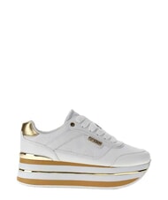 GUESS HANSIN4 Turnschuhe wei&szlig;es Platin - Damenschuhe - 3