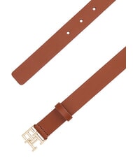 TOMMY HILFIGER TH LOGO Lederg&uuml;rtel Wintercognac - G&uuml;rtel - 2