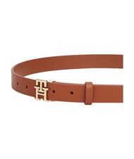 TOMMY HILFIGER TH LOGO Lederg&uuml;rtel Wintercognac - G&uuml;rtel - 5