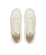 GUESS UDDENT Ledersneakers Elfenbein - Herrenschuhe - 4