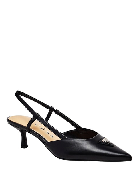 YANNO2 Lederdekollet&eacute; mit 5,8 cm hohem Absatz SCHWARZ - Damenschuhe