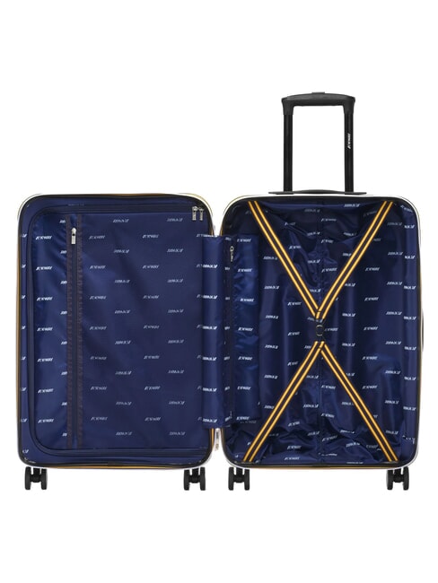 EUDOXIEUR LOGO Mittlerer Trolley mit K-Way-Monogramm blaue Tiefe - Harte Trolleys