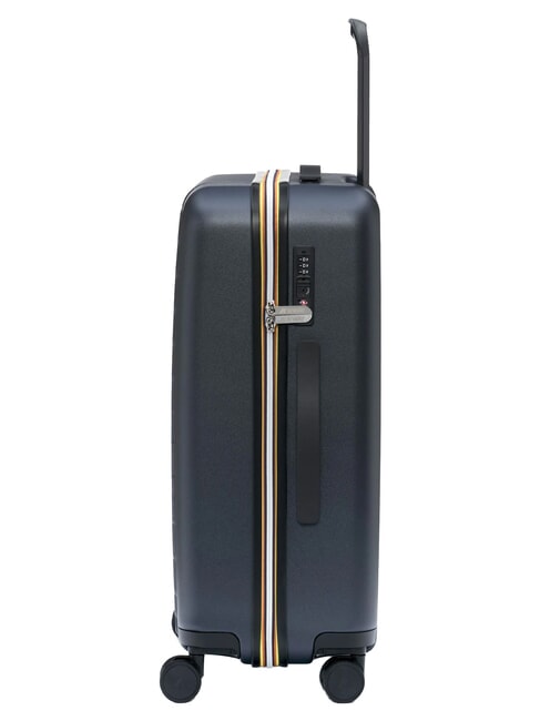 EUDOXIEUR LOGO Mittlerer Trolley mit K-Way-Monogramm blaue Tiefe - Harte Trolleys