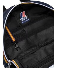 KWAY MID LAON Wasserabweisender Nylon-Rucksack blaue Tiefe - Rucks&auml;cke f&uuml;r Schule &amp; Freizeit - 4