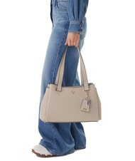 GUESS EVIE Umh&auml;ngetasche helltaupe - Damentaschen - 2