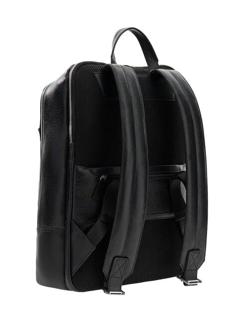 MONACO Lederrucksack SCHWARZ - Rucks&auml;cke f&uuml;r Schule &amp; Freizeit