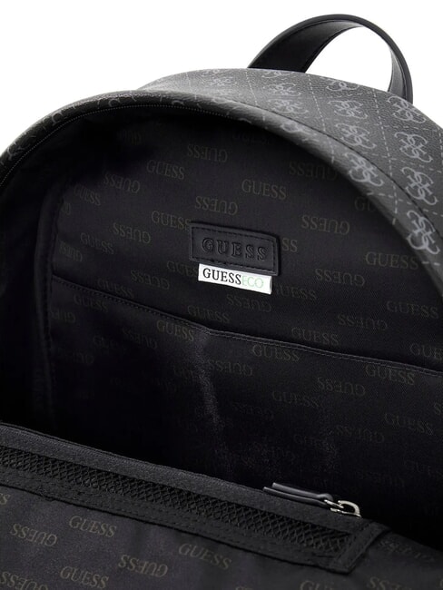 MILANO2 4G Print Rucksack dunkles Schwarz - Rucks&auml;cke f&uuml;r Schule &amp; Freizeit