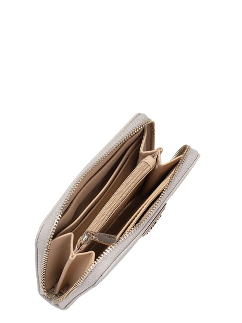 LAUREL 2 Mittelgro&szlig;e Geldb&ouml;rse mit Saffiano-Muster BEIGE - Brieftaschen Damen