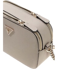 GUESS NOELLE 2  Mini-Schulterkameratasche BEIGE - Damentaschen - 3