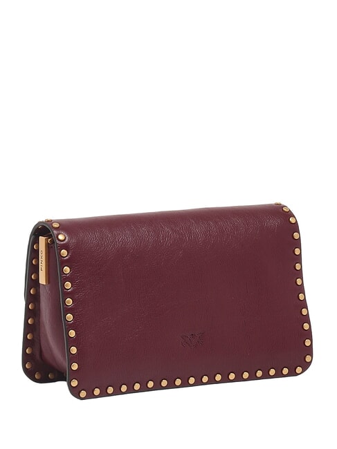 LOVE ONE SLOUCHY Mini-Schultertasche intensives Johannisbeer-Antikgold - Damentaschen