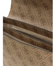 GUESS LEONA Umh&auml;ngetasche MILCH-LOGO - Damentaschen - 3