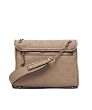 GUESS ANISE Mini-Schultertasche / Umh&auml;ngetasche Logo in dunklem Taupe - Damentaschen - 3