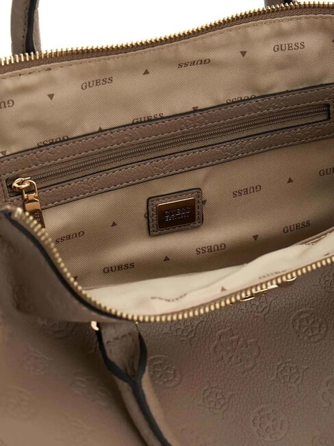 ANISE Handtasche mit Schulterriemen Logo in dunklem Taupe - Damentaschen