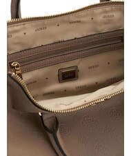 GUESS ANISE Handtasche mit Schulterriemen Logo in dunklem Taupe - Damentaschen - 3