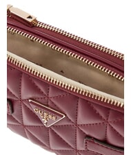 GUESS PAISLEIGH Mini-Schultertasche Burgund - Damentaschen - 3
