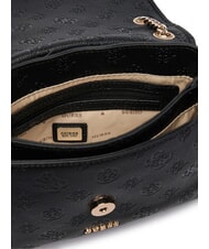 GUESS ANISE Mini-Schultertasche / Umh&auml;ngetasche schwarzes Logo - Damentaschen - 4