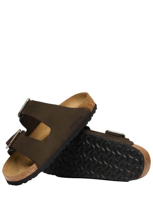 ARIZONA WB Ledersandalen Mokka - Herrenschuhe