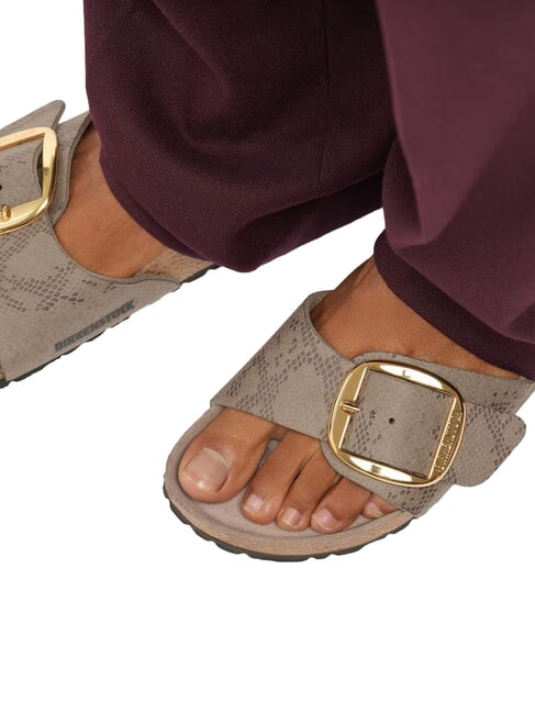 MADRID BIG BUCKLE Anatomische Sandalen Python-Strahl - Damenschuhe