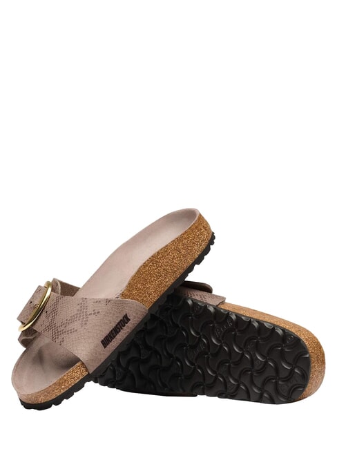 MADRID BIG BUCKLE Anatomische Sandalen Python-Strahl - Damenschuhe