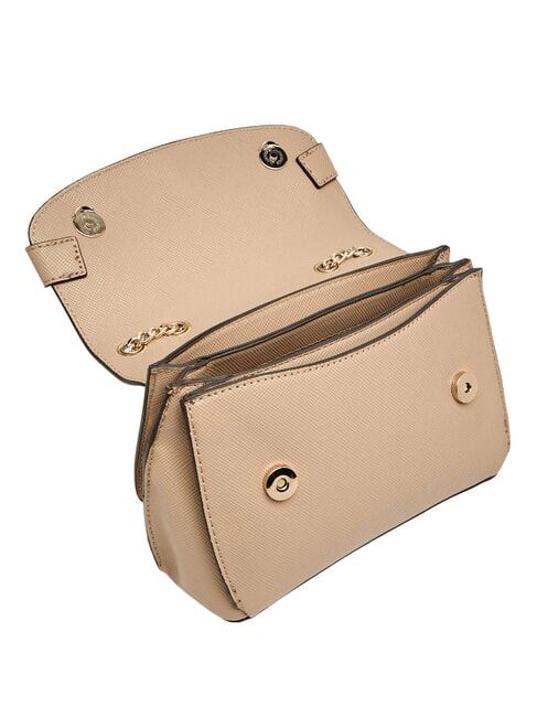 SERENOVA Mini-Schultertasche / Umh&auml;ngetasche blasser Mokka - Damentaschen