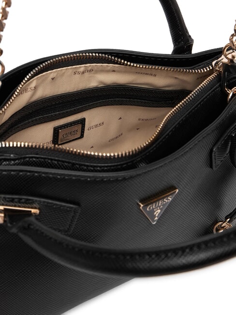 SERENOVA Handtasche mit abnehmbarem Schulterriemen SCHWARZ - Damentaschen