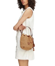 GUESS OFELIA Mini-Beuteltasche mit Schultergurt natur / cognac - Damentaschen - 2
