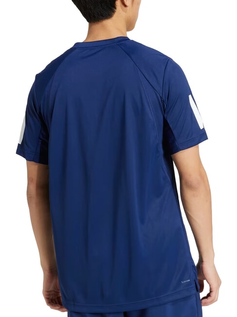 CLUB 3 STRIPES Tennis-T-Shirt Blau - Herren-T-Shirts