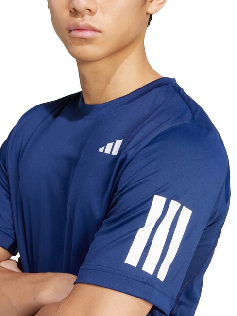 CLUB 3 STRIPES Tennis-T-Shirt Blau - Herren-T-Shirts