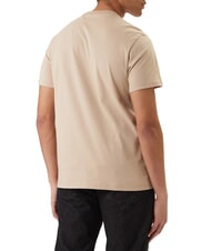 GUESS TERRY LOGO Baumwoll-T-Shirt neutraler Sand - Herren-T-Shirts - 2