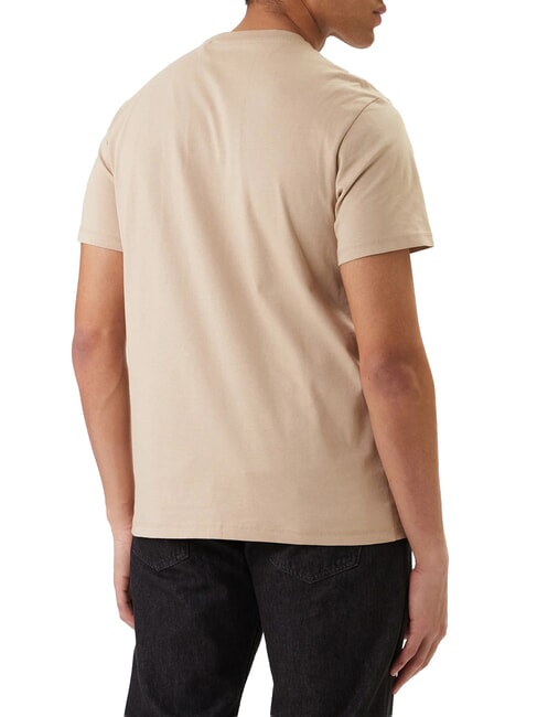 TERRY LOGO Baumwoll-T-Shirt neutraler Sand - Herren-T-Shirts