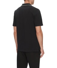 ADIDAS SMALL LOGO Kurz&auml;rmeliges Poloshirt aus reiner Baumwolle Schwarz - Herren-Polo-Shirts/Herren-Polo-Shirt/Herrenpoloshirt/Herrenpoloshirts - 2