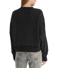 GUESS JEANS DROP BAKER CROP Baumwoll-Sweatshirt - Sweatshirts Damen